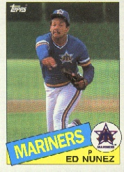 1985 Topps Baseball Cards      034      Ed Nunez
